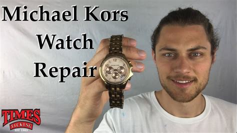 how to get the back off a michael kors watch|how to fix watch backing.